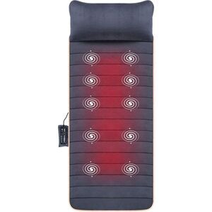 Snailax Massage Mat Vibrating Heating pad Full Body Massager Cushion for Relievi